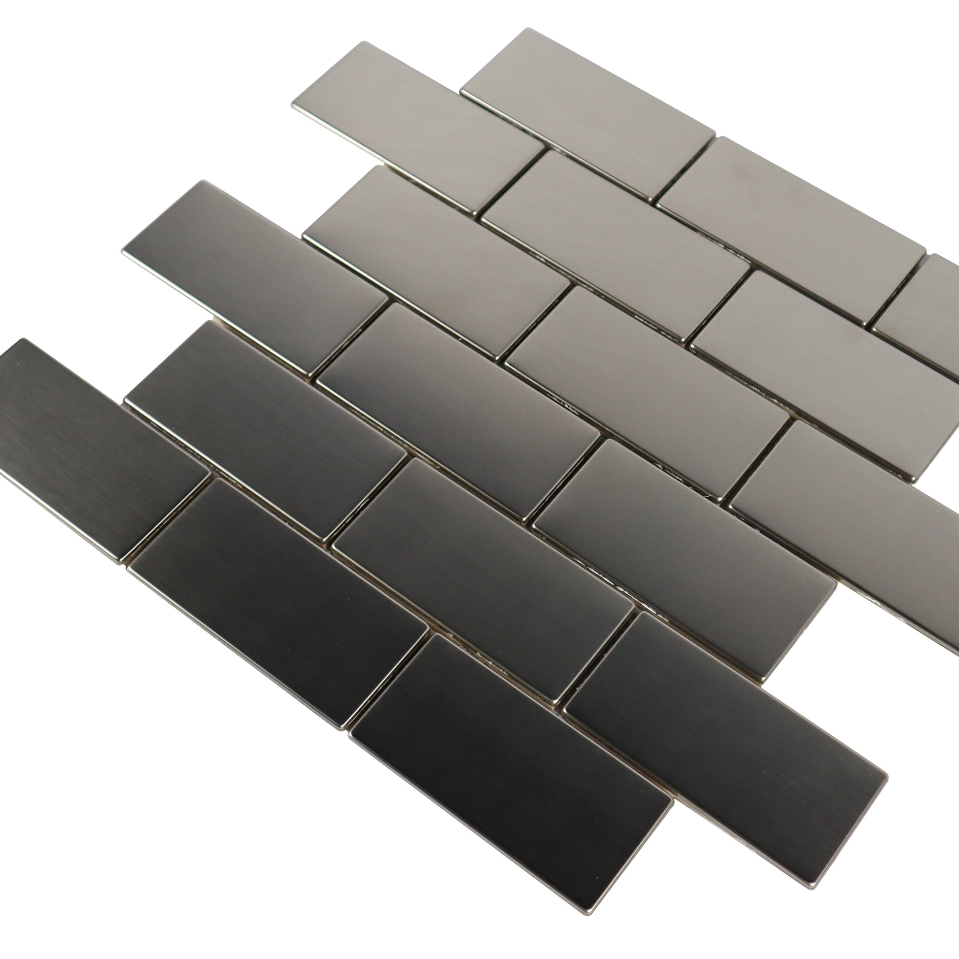  Gray Stainless Steel Mosaic Tile