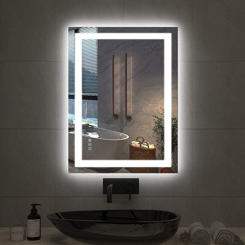 Fogless, Dimmable, Color Temperature Adjustable LED Mirror