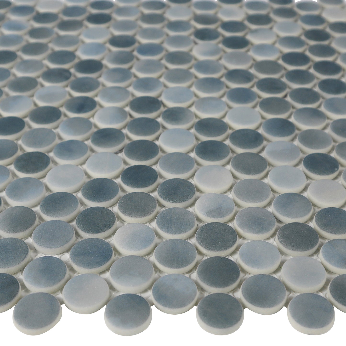 blue penny mosaic tile