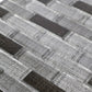 Gray 12‘’ x 12‘’ kitchen backsplash tile