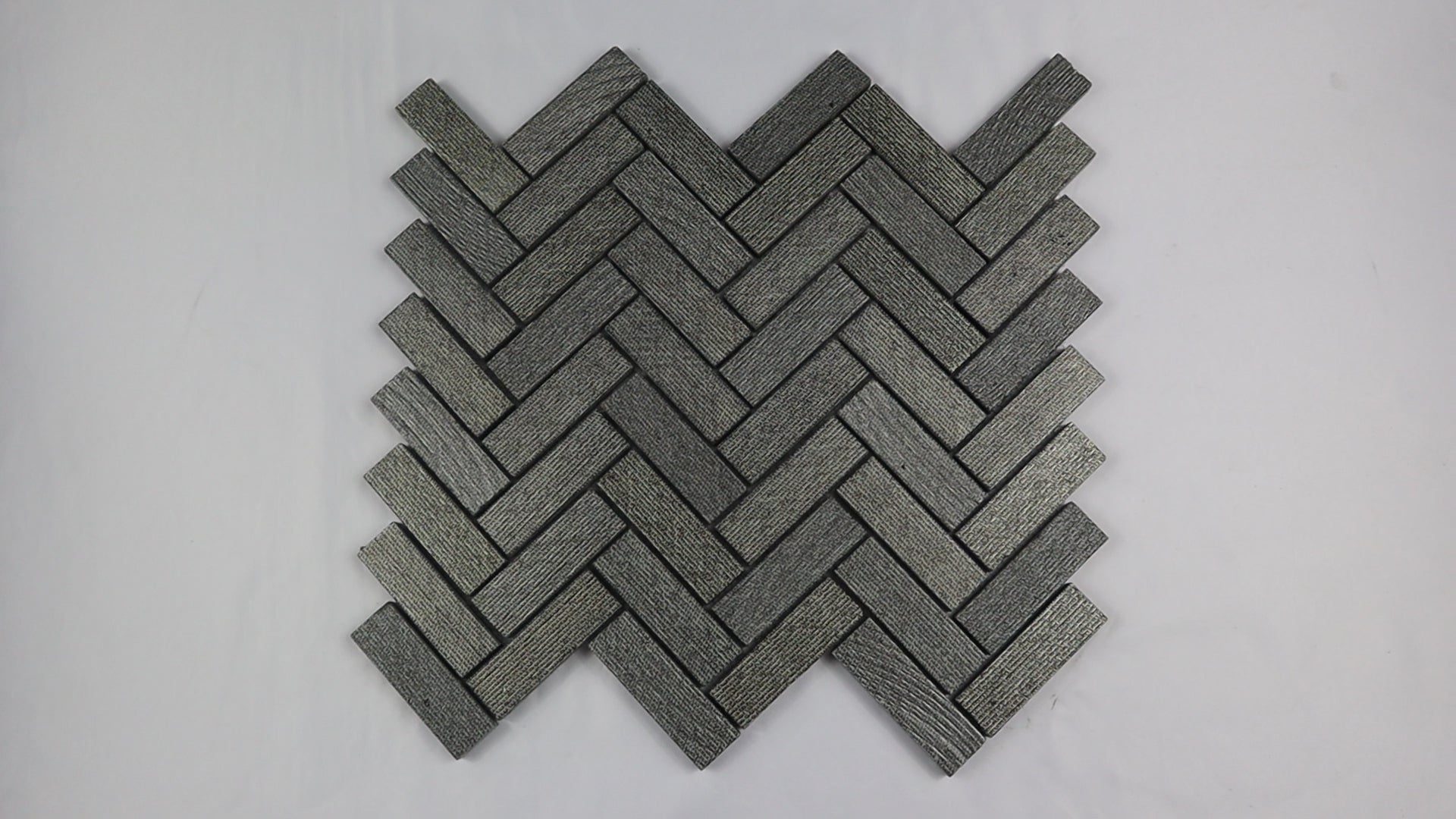 gray mosaic brick tile