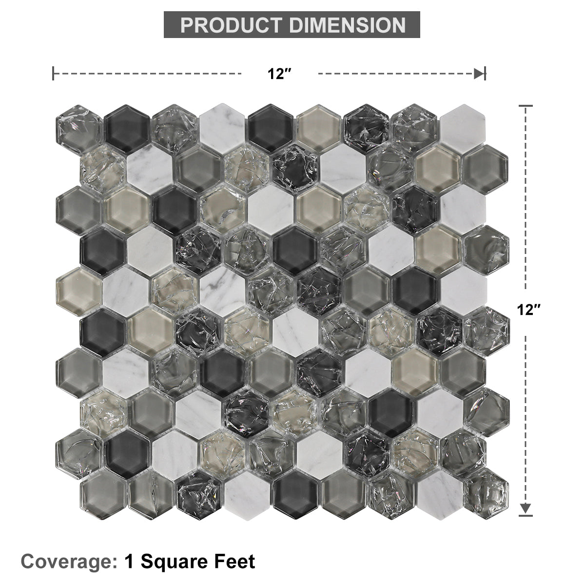 Honeycomb Glass tile