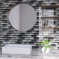 Chery Tile Inc Home & Garden Modern 3D Glass Mosaic Tile Black Beveled Glass Subway Tile