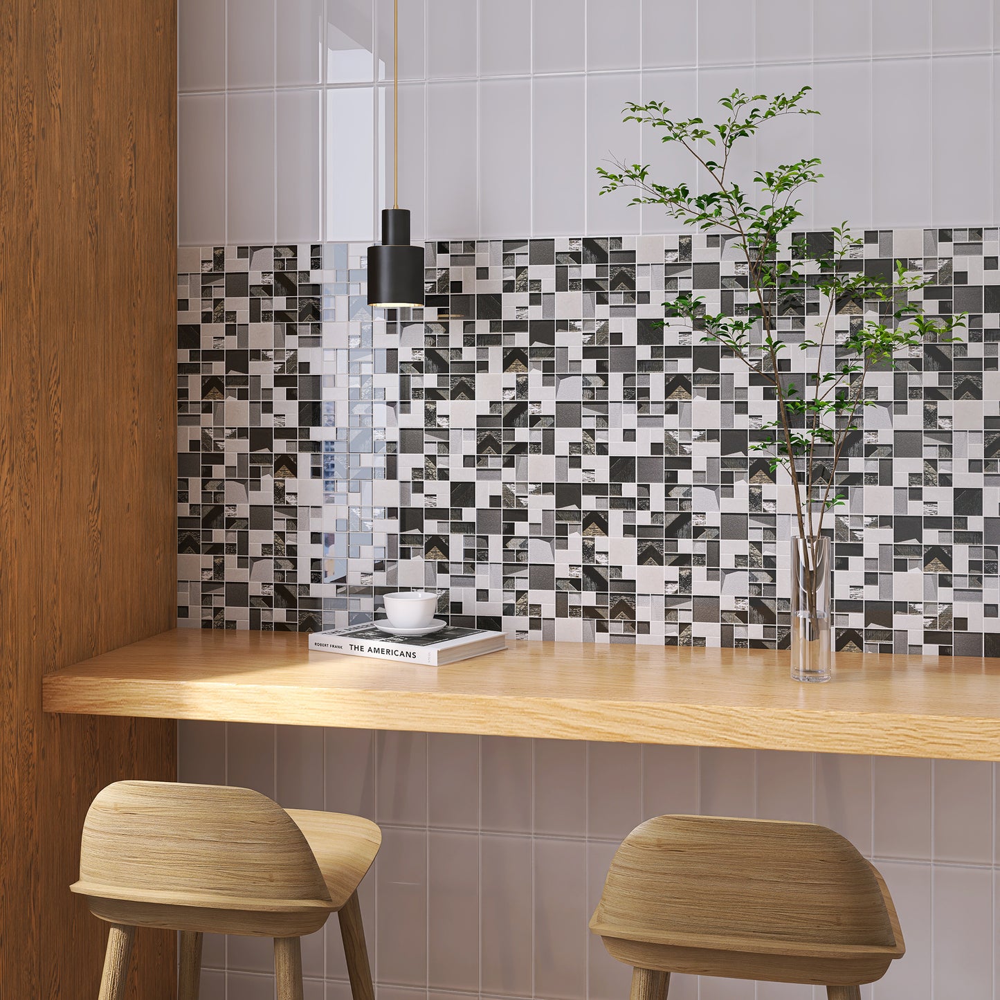glass stone Kitchen Backsplash Tile - Cherytile