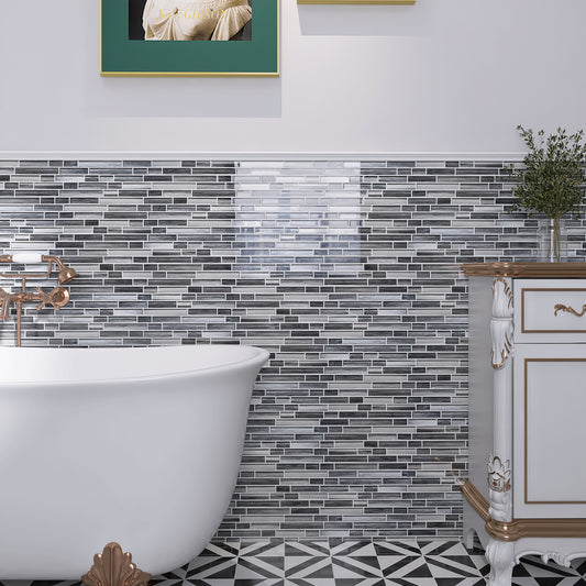 Gray Mosaic Tile for Kitchen - Cherytile