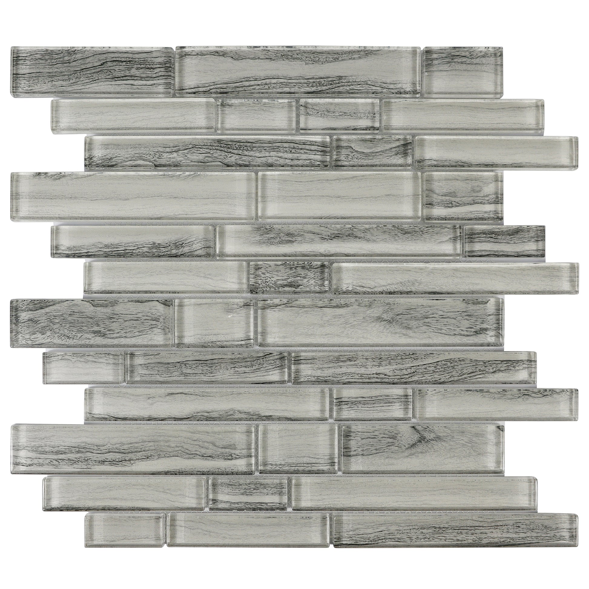 gray glass tile for kitchen Project