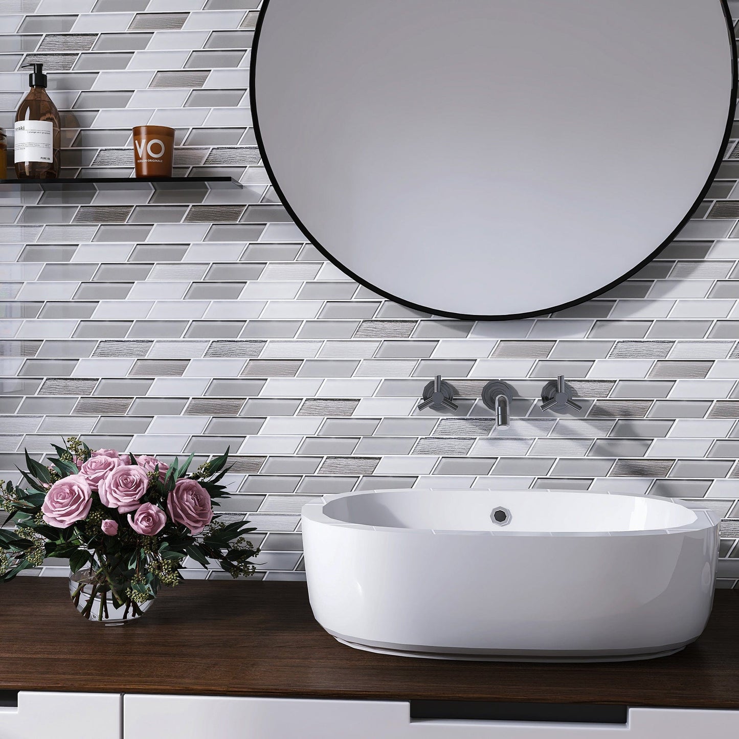 shop for mosaic tile with free fast shipping - cherytile