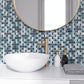 12'' x 12'' bathroom Linear Mosaic Wall Tile
