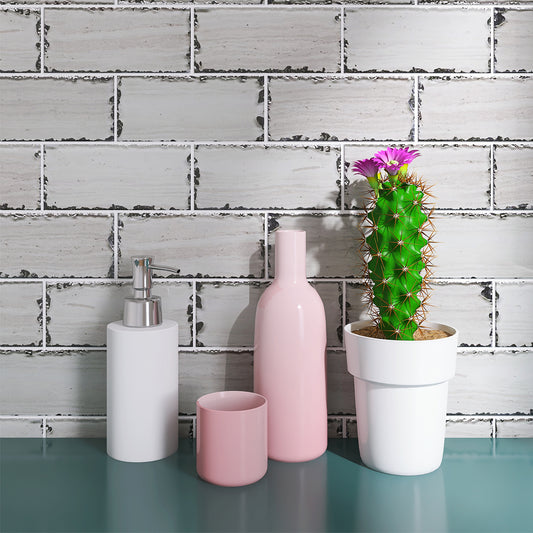 Beige backsplash tile for modern home design