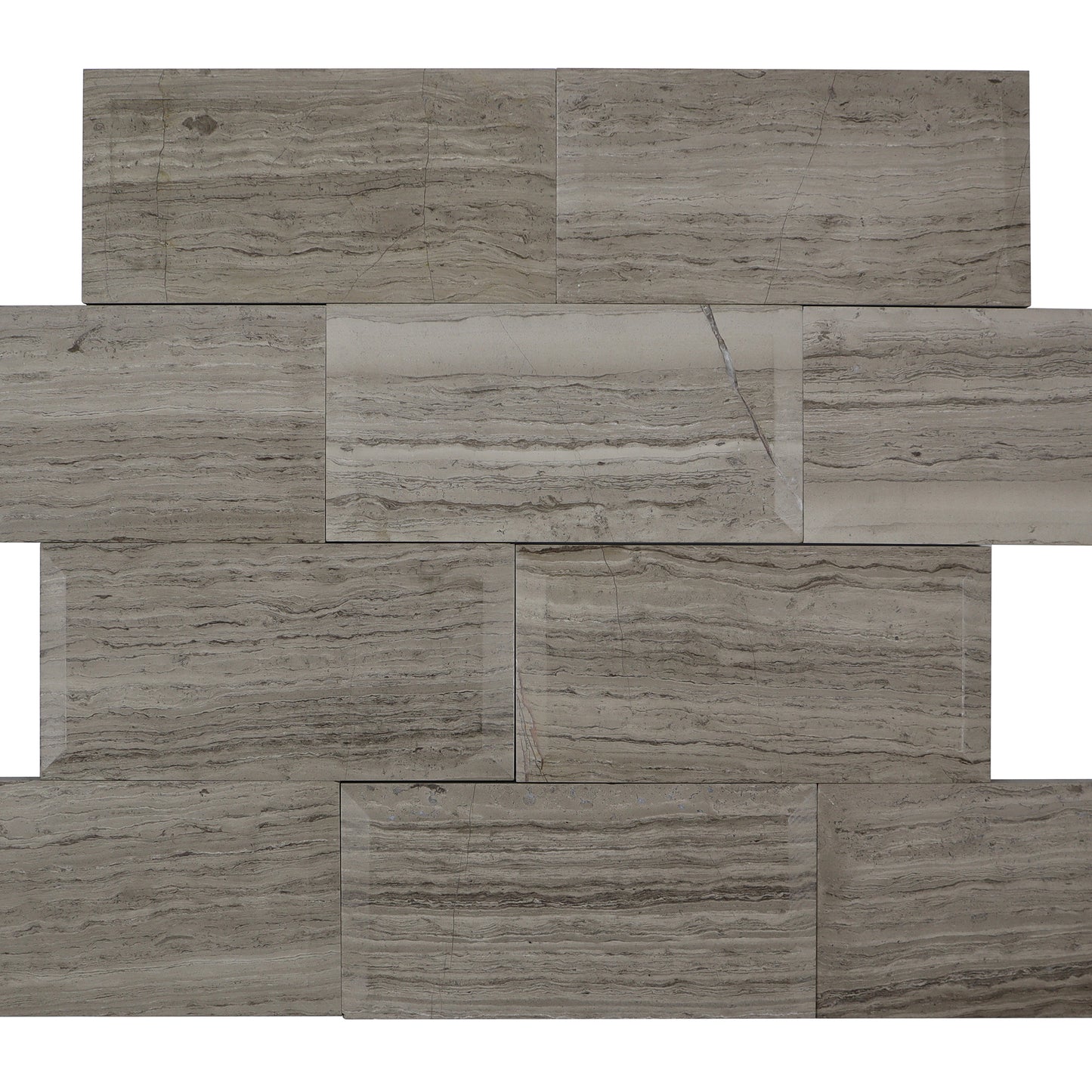 Gray                                                                                       wood look mosaic tile for kitchen backsplash